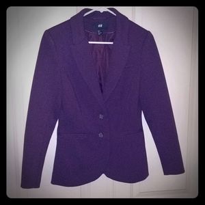 Dark Eggplant Blazer (Size - 8)